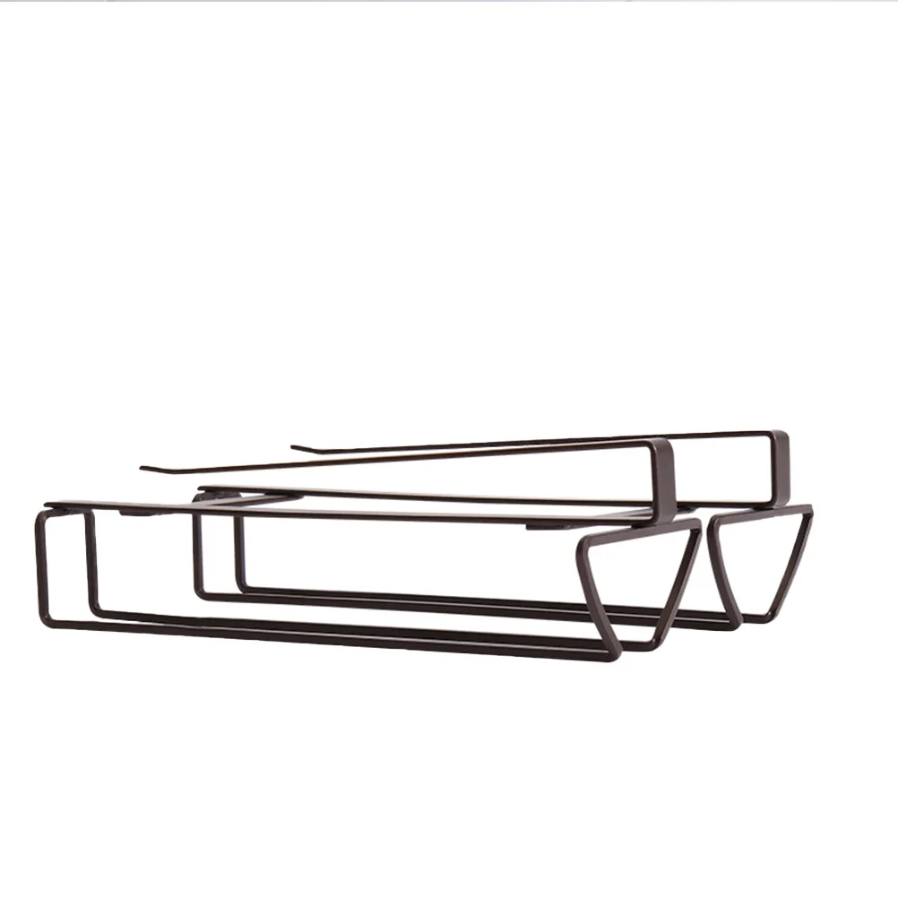 1Pcs High-Quality Iron Red Wine Glass Holder Simple Compact Design Easy Draining Multifunctional Shelf for Living Room Bedroom