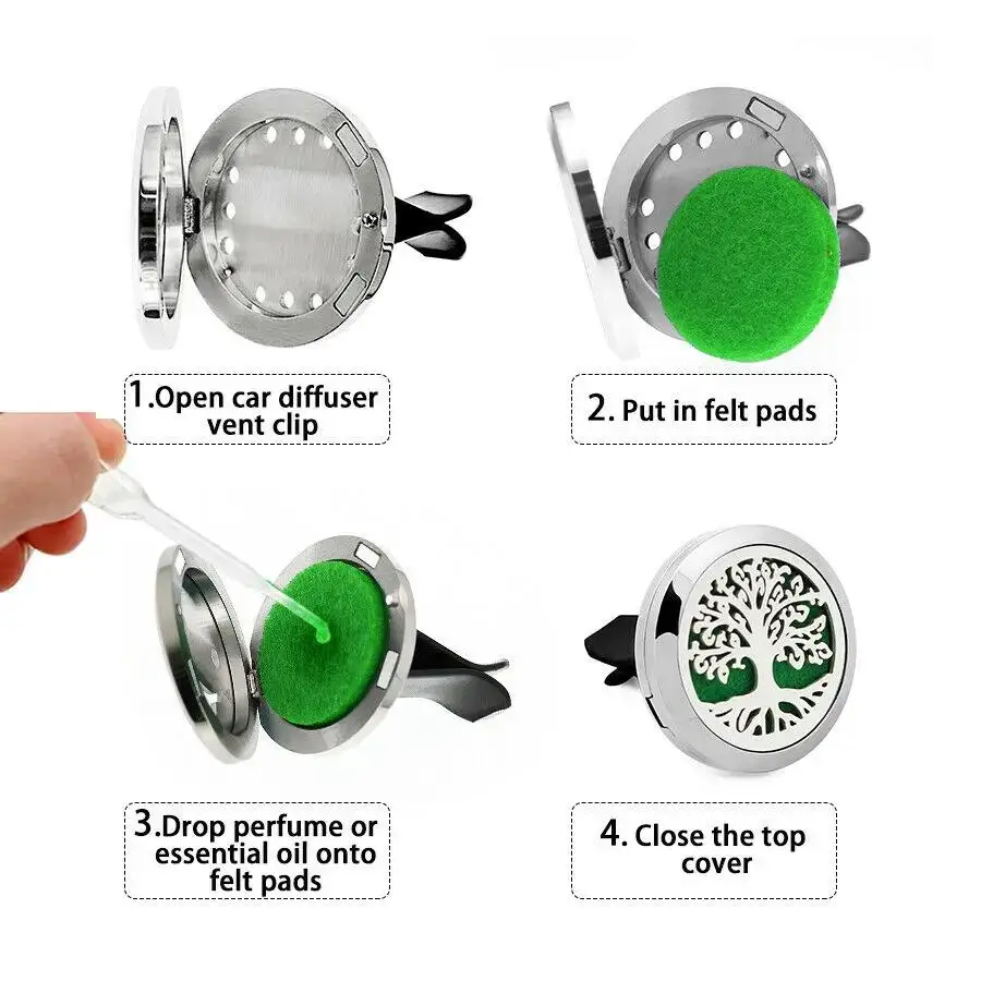 100 sztuk/partia 9mm 11mm 14mm 22.5mm 30mm aromaterapia filcowe podkładki dyfuzor podkładka uzupełniająca nadaje się do dyfuzora olejków eterycznych