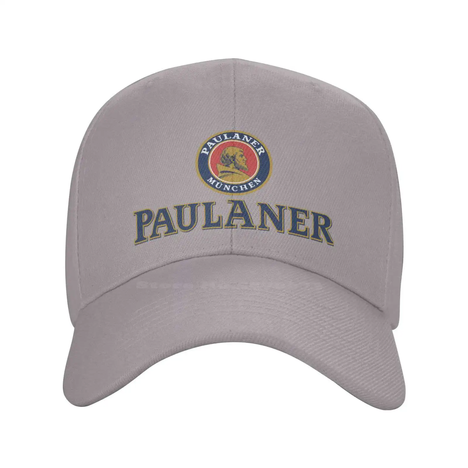 Paulaner Logo Print Graphic Casual Denim cap Knitted hat Baseball cap