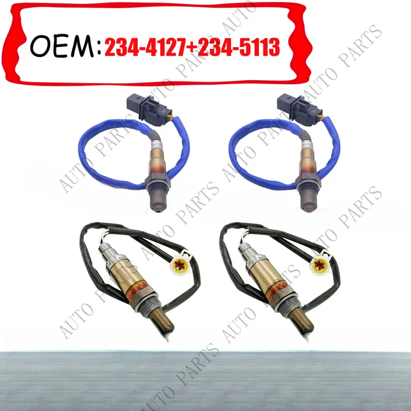 A+ Set of 4 Upstream & Downstream Oxygen 02 Sensor 234-4127+234-5113 For Ford 09-14