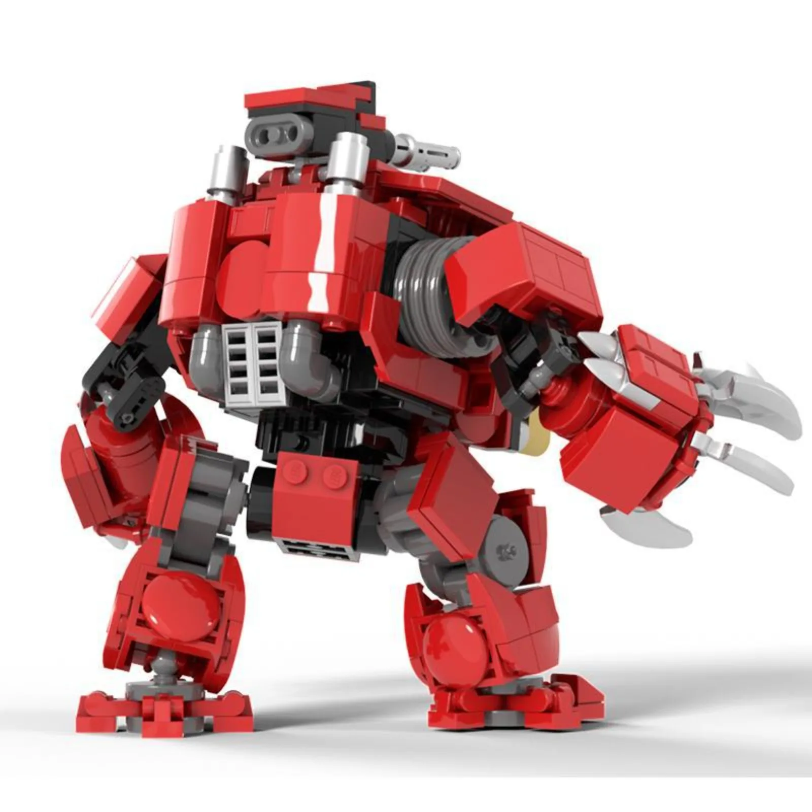 MOC – blocs de construction d'ange brutal, modèle de Robot de Style militaire, jouet d'assemblage à monter soi-même