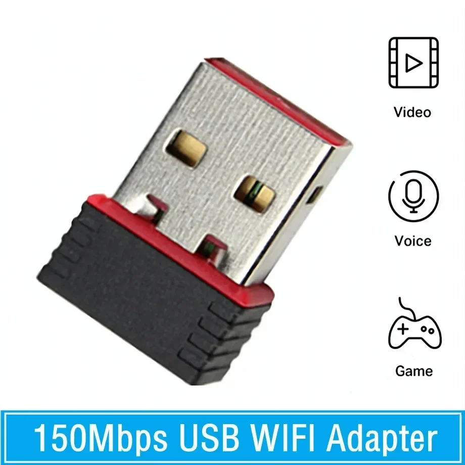 150Mbps Mini USB Wireless Wifi Adapter Wi fi Network LAN Card 802.11b/g/n RTL8188 Adaptor Network Card for PC Desktop Computer