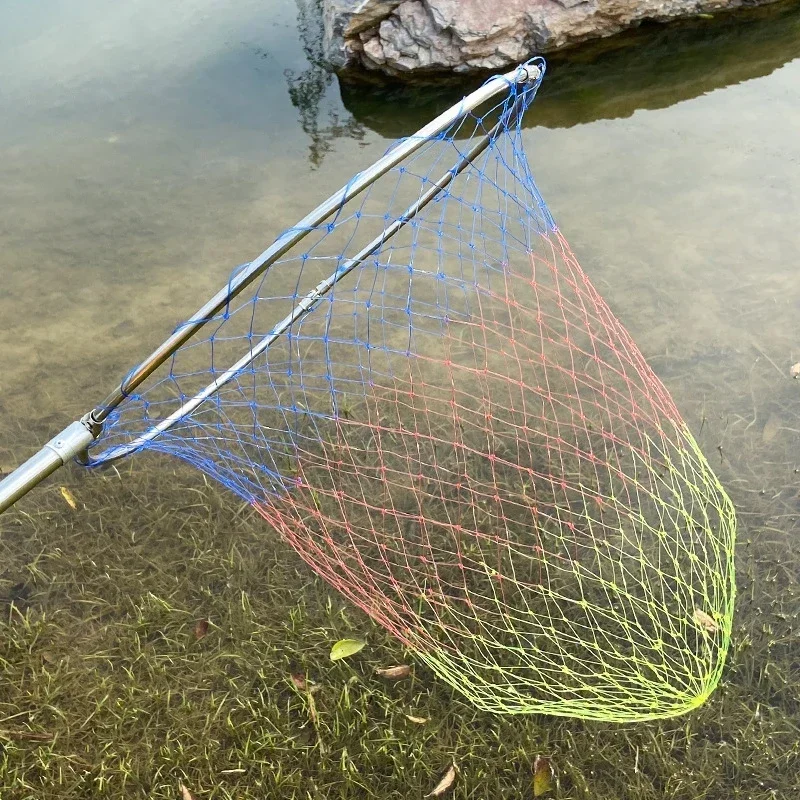 Nylon Net Small Hole Diameter Portable Fishing Net Mesh Net Collapsible Hole 40/50Cm Mesh For Plants Fishing Tools