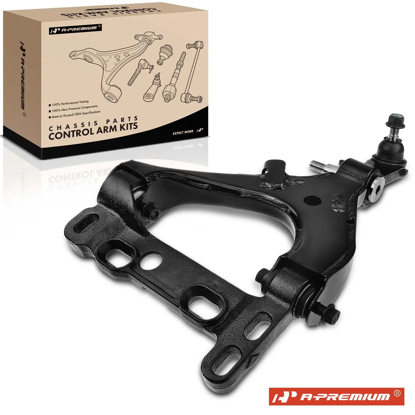 A-Premium Front Left Lower Control Arm & Ball Joint Assembly for GMC Envoy Envoy XL 2002-2003 Isuzu Ascender 2003