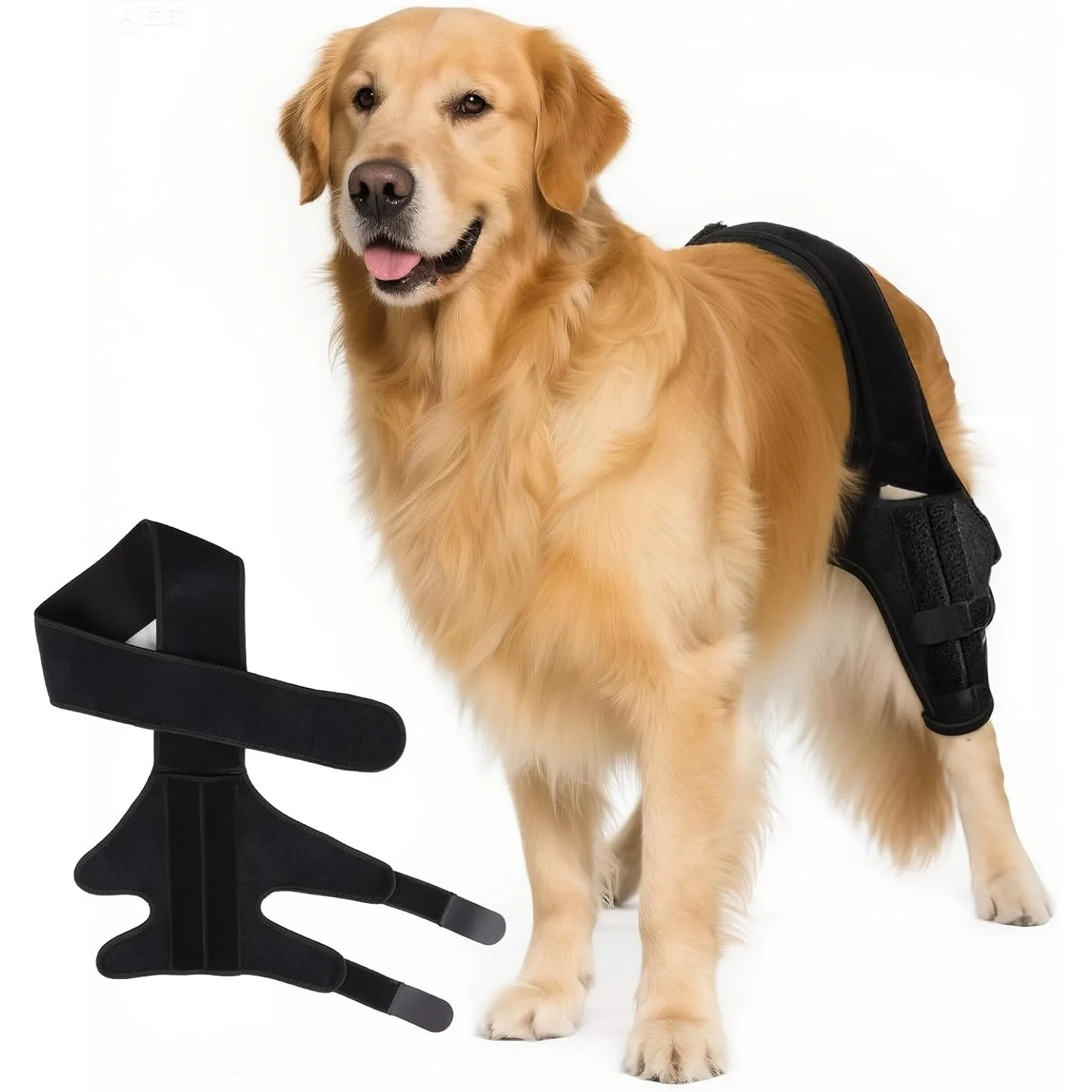 

1 шт. Ортез для собак при повреждении связок, регулируемый бандаж для колена для собак с артритом, травмами суставов и растяжениями