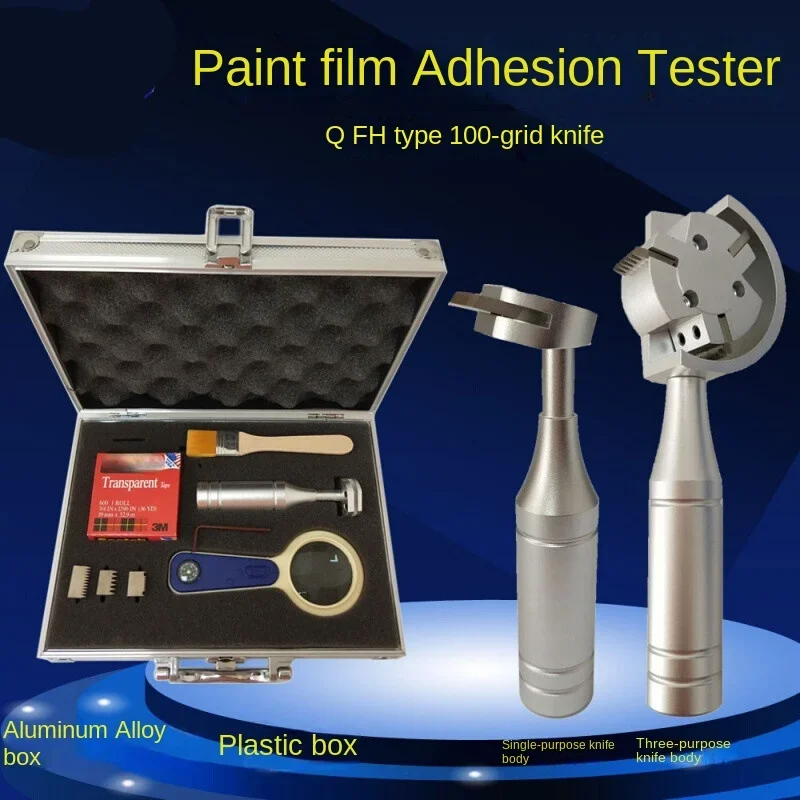 

Adhesion Tester Qfh Type Cross-Cut Tester with 3 Blades Tape Paint Film Scriber Aluminum Boxed