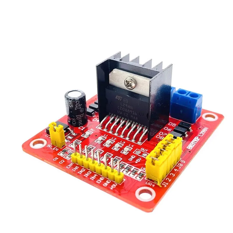 1~50Pcs Brand New L298N Motor Drive Board Module/Stepper Motor/Robot/Intelligent Car Microcontroller