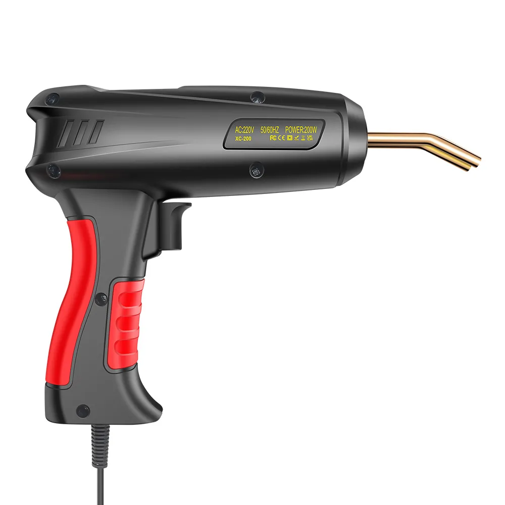 

Инструмент для ремонта автомобильного бампера, сварочный пистолет, аксессуары для гаража, сварочный аппарат, 200 Вт, набор пистолетов для сварки пластика