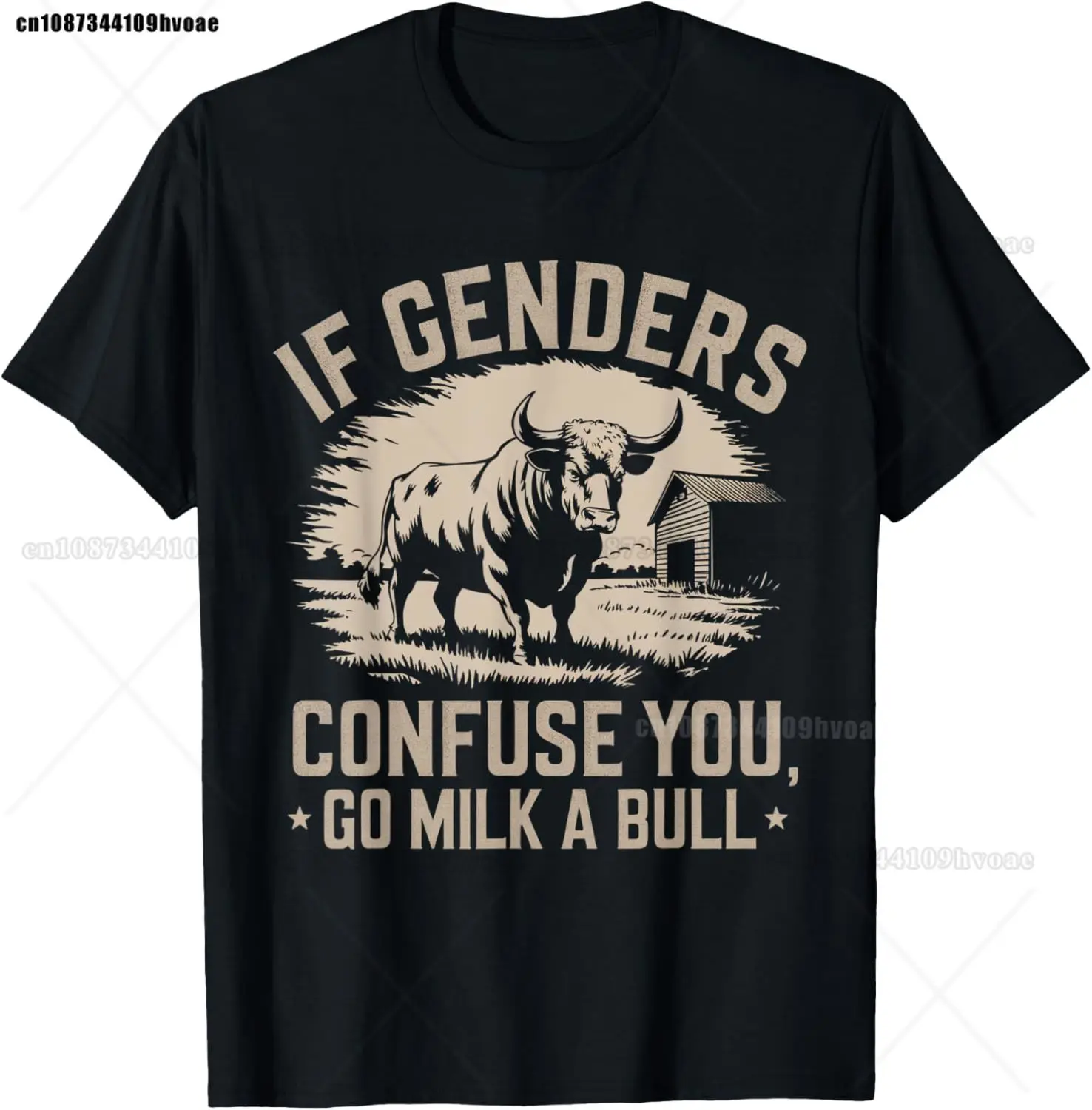 IFunny Quote if Genders Confuse You Go Milk a Bull Vintage T-Shirt