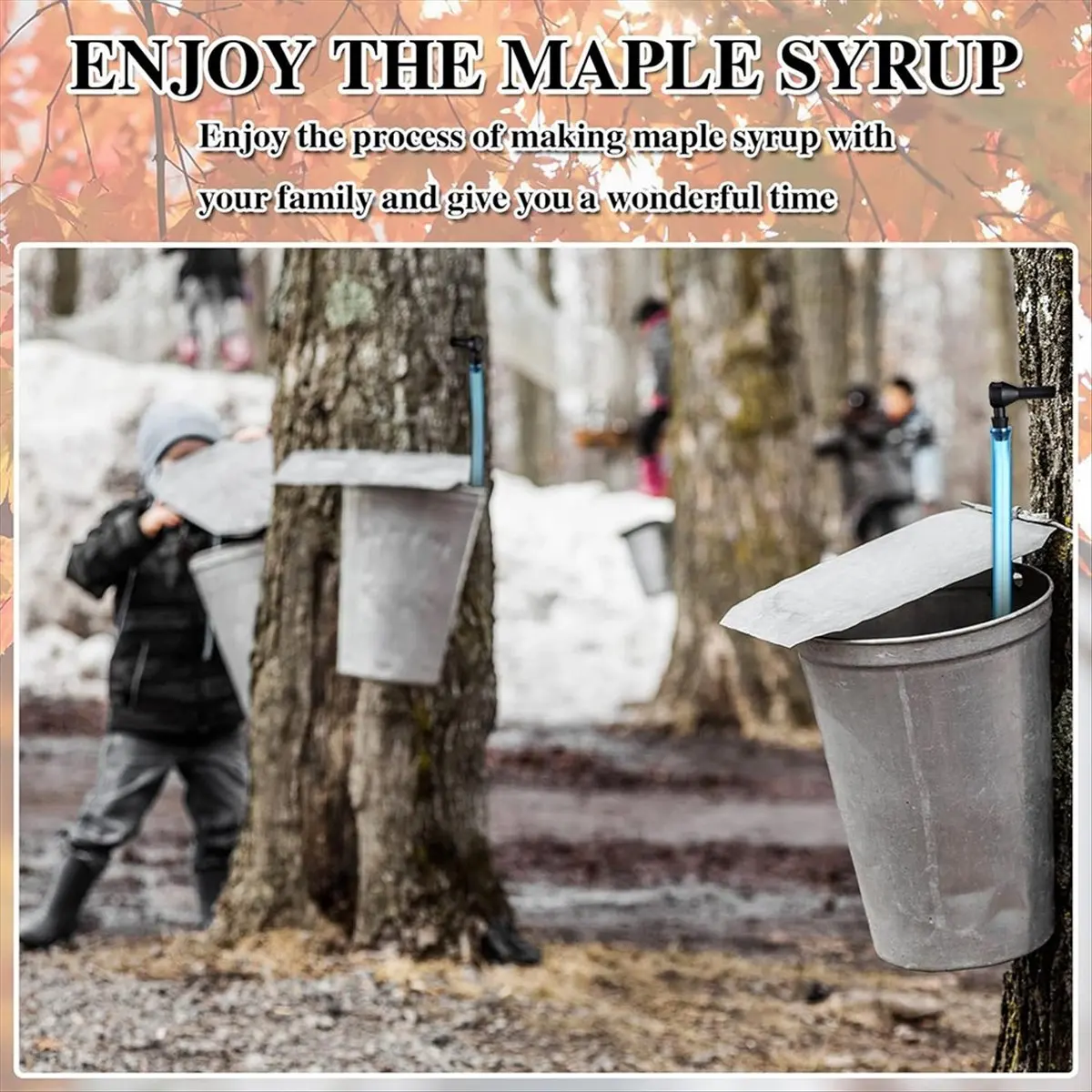 Precision Made -Maple Syrup Tapping Kit Maple Tap and Food Grade Dropper Extractor 13 Piece