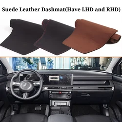 For Hyundai Tucson NX4 Facelift 2025 2026 Accessories Suede Leather Dashmat Dashboard Cover Pad Dash Mat LHD RHD