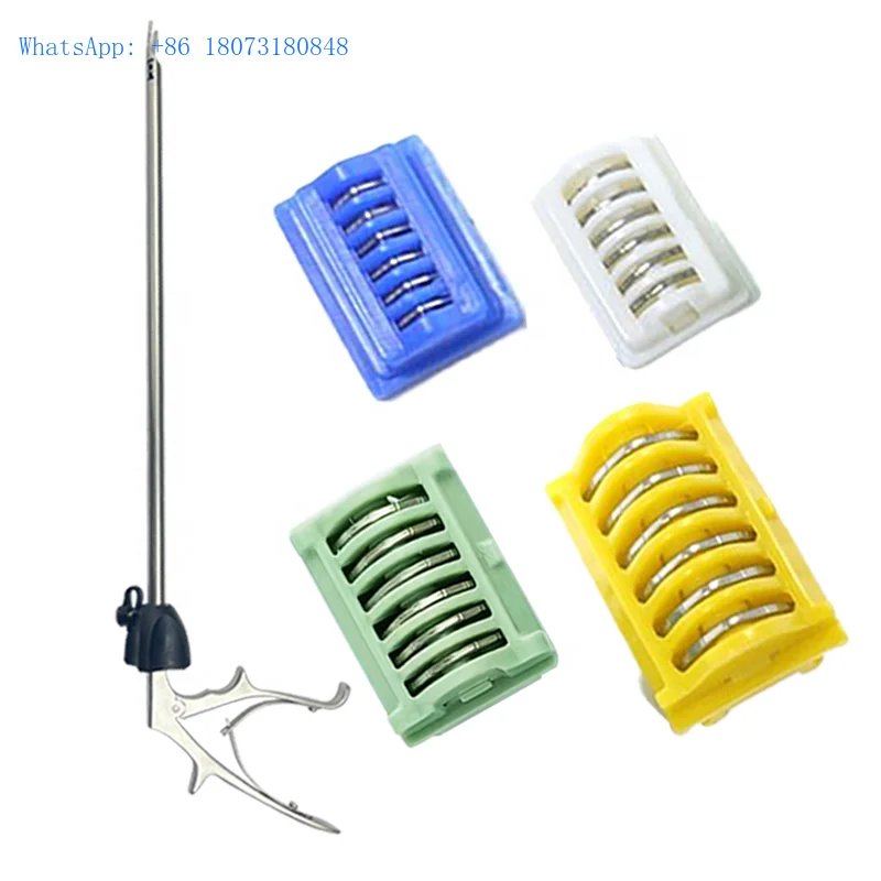 Surgical Medical Device Ligating Clips Appiler Vascular Titanium Ligation Clip