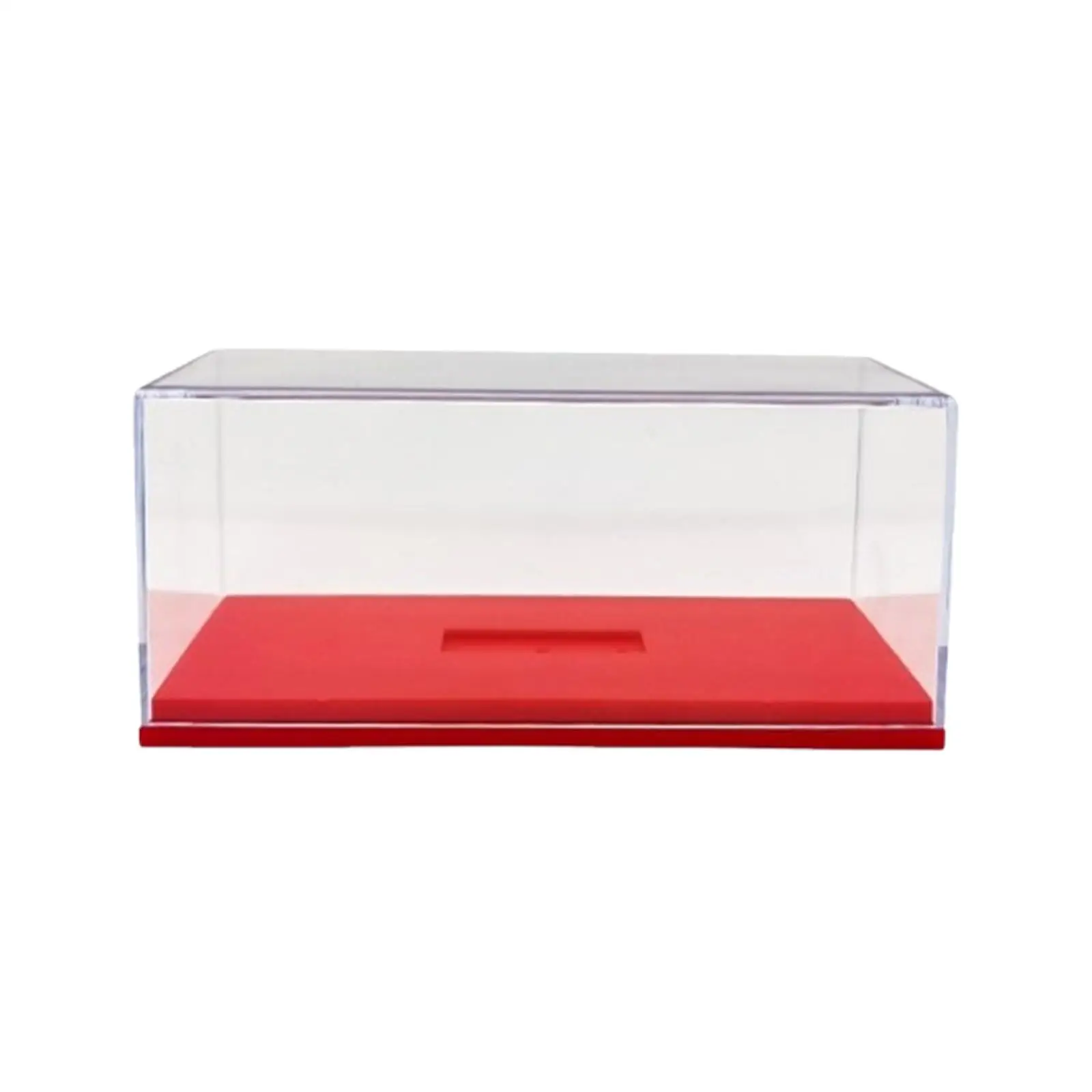 Acrylic Display Case Stackable Dustproof Countertop Collection Acrylic Case for 1/64 Scale Statue Souvenirs Cosmetics Model Cars