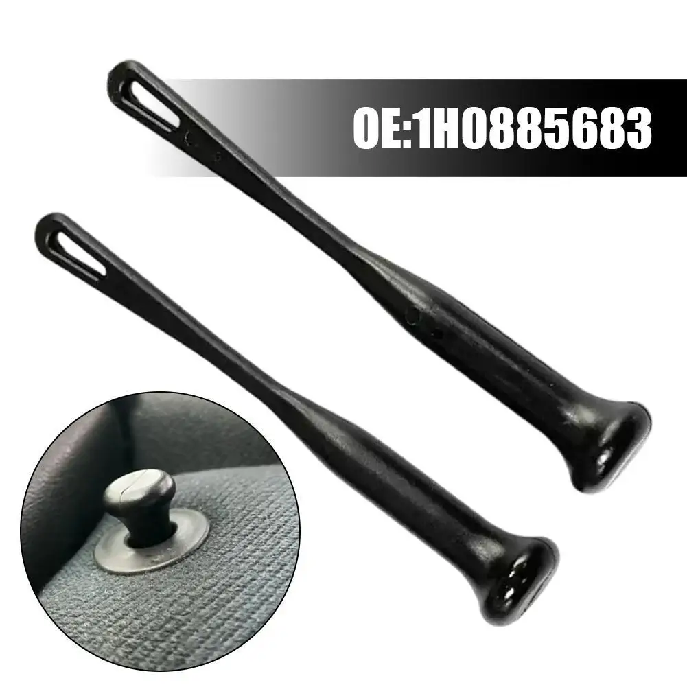 2Pcs Black Rear Sea… - image