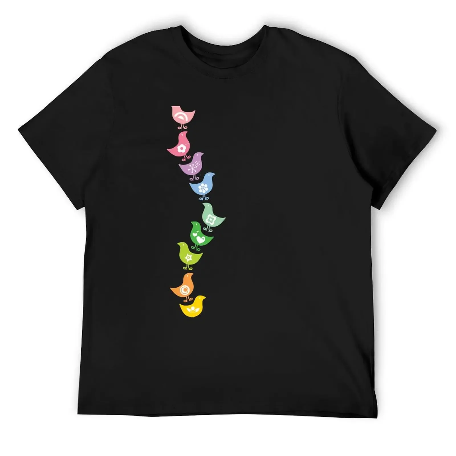 

Balancing Retro Rainbow Chicks  fatfatin T-Shirt football t shirt Aesthetic clothing shirts graphic tees mens clothing