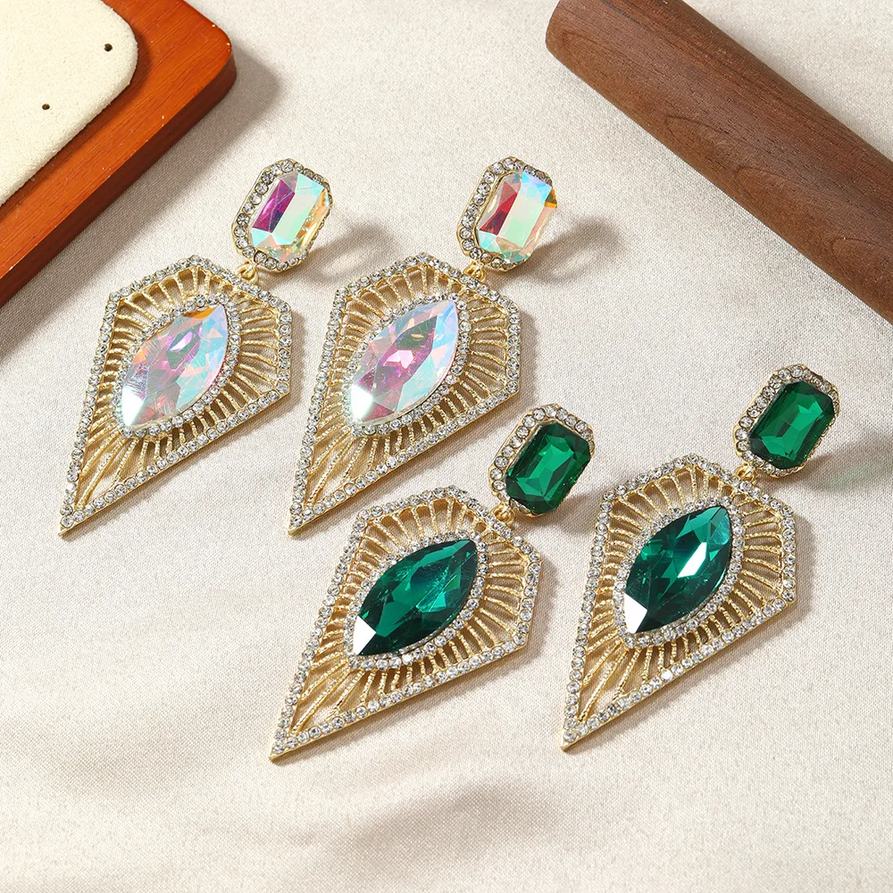 Vintage Bohemian Geometric Cold Wind Trend Fashion Versatile Casual Luxury Earrings Earrings