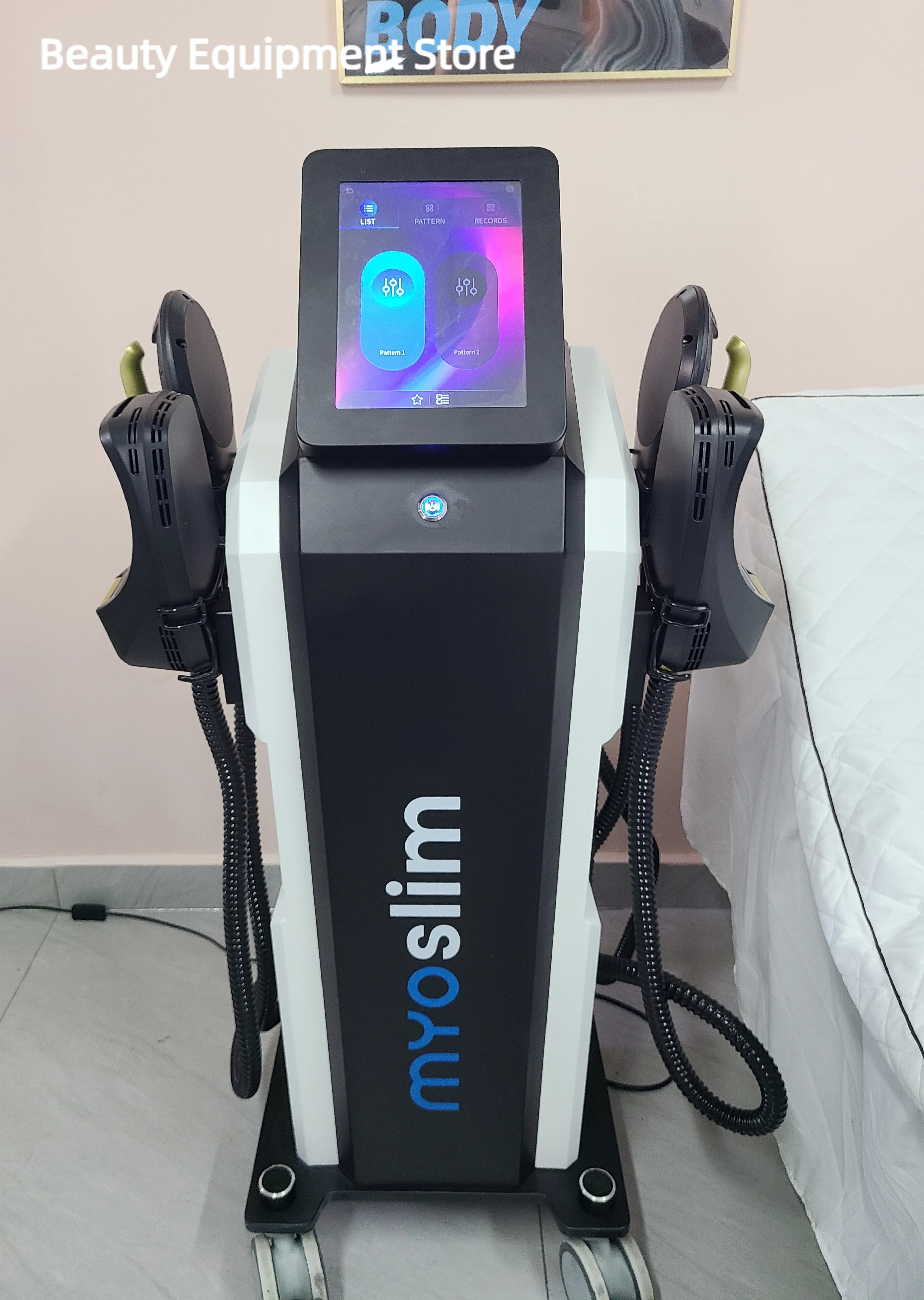 HI-EMT Muscle Stimulation EMS Neo Machine Professional MYOslim Electromagnetic 4 Handles Body Sculpting Beauty Equipment