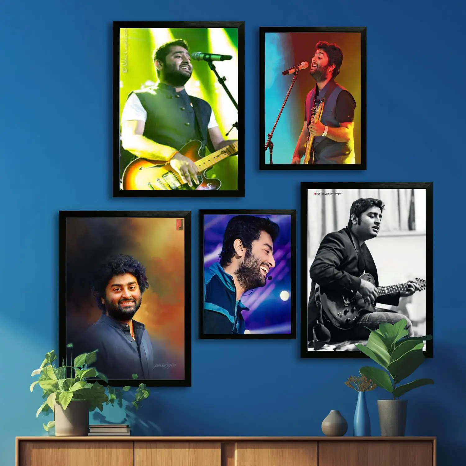 arijit singh Canvas Art Poster and Wall Art Picture Print, Modern Family Bedroom Decor Posters,Decorative painting