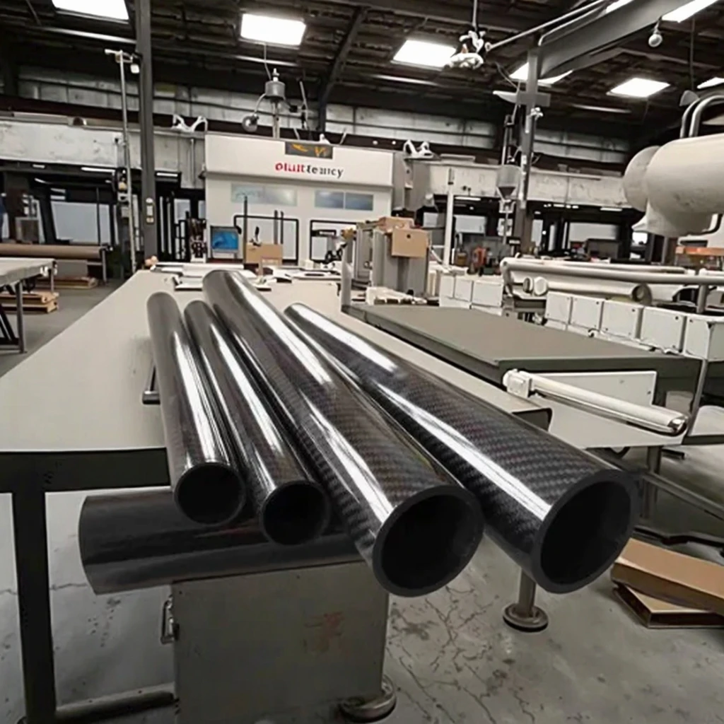 

25mm 50mm 3K Flexible Carbon Fiber Tube Lightweight High Strength Pipe for Sports Equipment & Model Parts