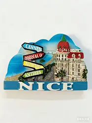 France Nice Cannes Menton Bordeaux Tourist Souvenir Fridge Magnets Decoration Articles Handicraft Magnetic Refrigerator Gifts