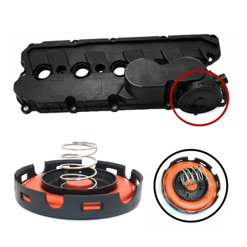 Suitable for 1.4 2.0 2.5 3.6L 917064 06H103495AC 06H103495E PCV Valve Cover Diaphragm Repair Kit Valve-Cap With Membrane