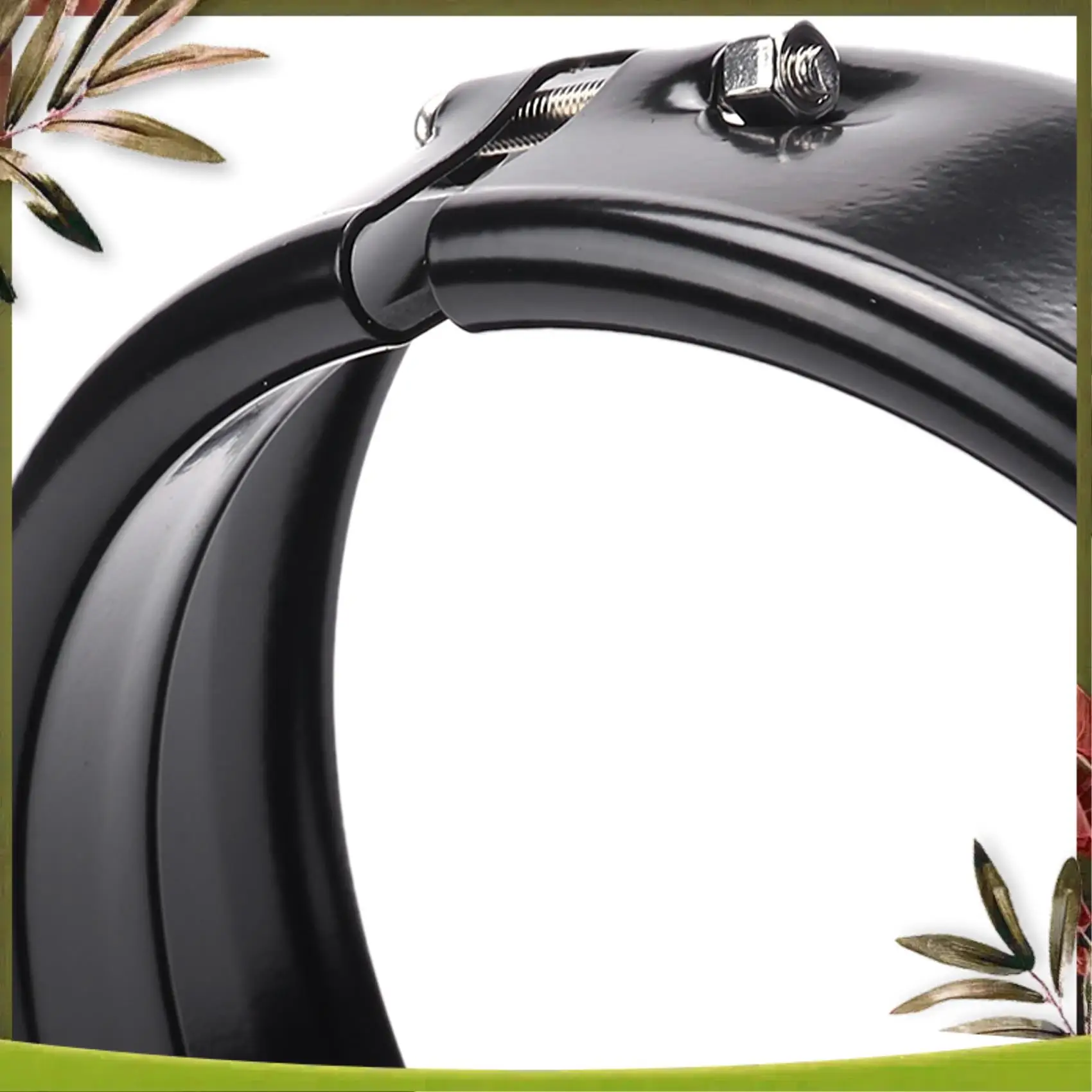 

Portable Motorcycle Headlight Trim Rings 5.75 Inch Headlight Visor Style Trim Ring Black Decorate Visor Trim Rings Compatible Fo