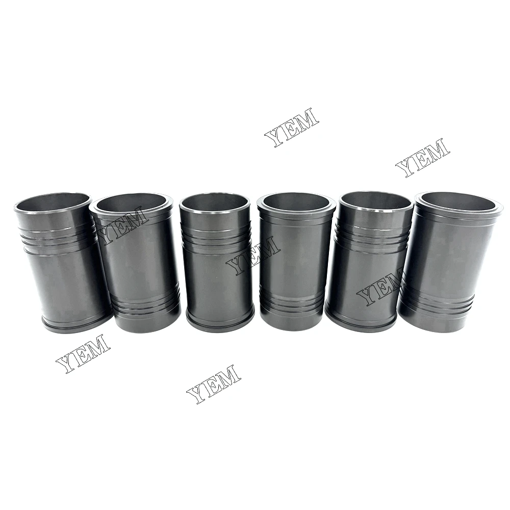 

6x High performance 6D125 Cylinder Liner 6150-21-2221 For Komatsu Engine parts