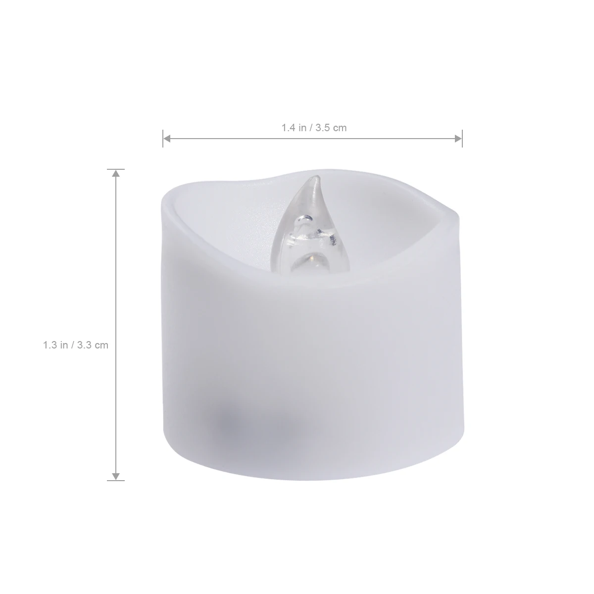 

12pcs LED Candles Electronic Tea Lights Small Flameless Romantic Wave Design Long Lasting Durable Safe Energy Saving LED