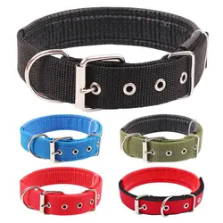 Dog Collars，Nylon，Adjustable Dog Neck Circle，Long-lasting Pet Neck Strap，with Traction Ring，Teddy Keji Pitbull，Pet Supplies