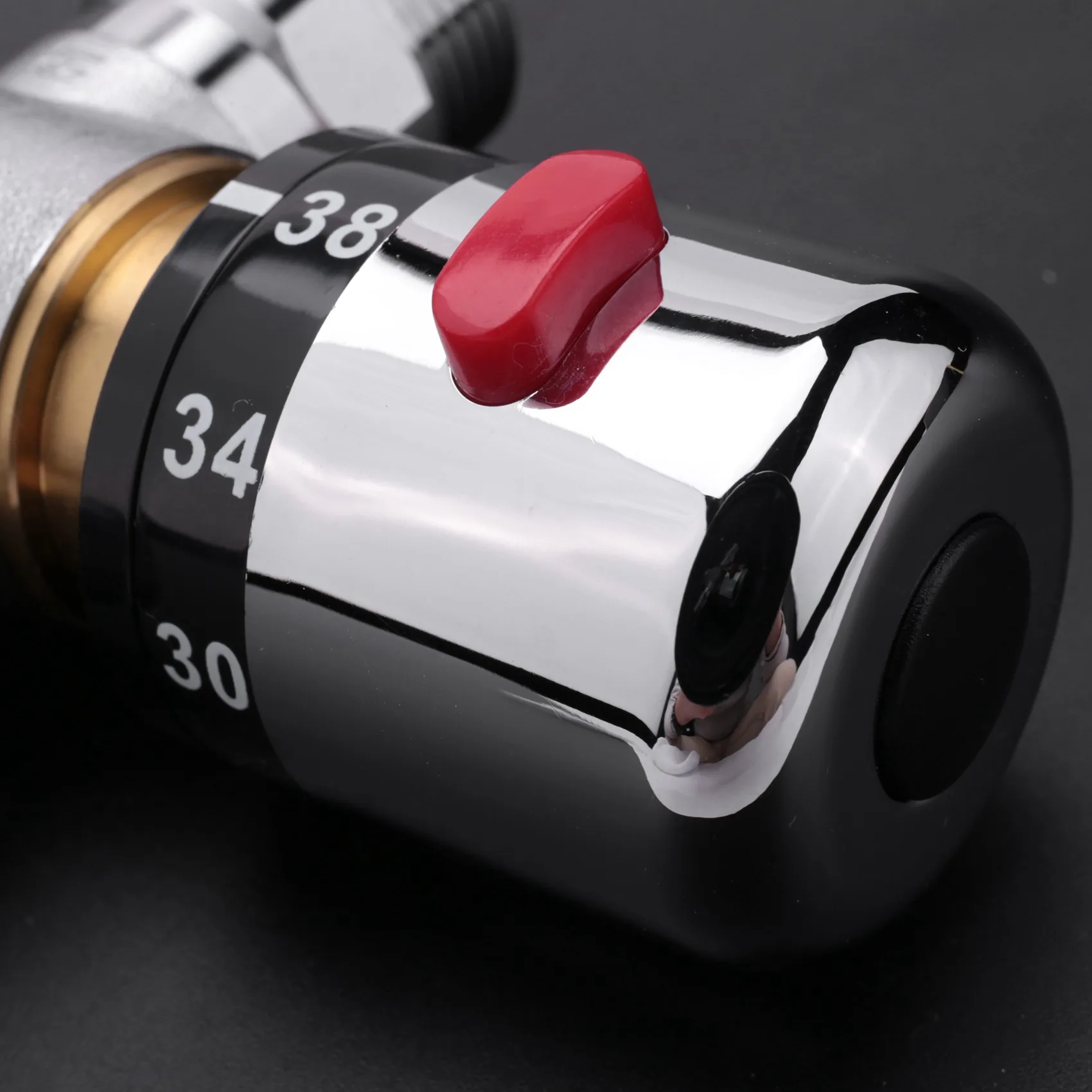 ABAH-3X Solid Copper 3-Way Thermostatic Mixing Valve 3/4 Inch Solar Water Heater Valve Regulating Temperature Control Valve