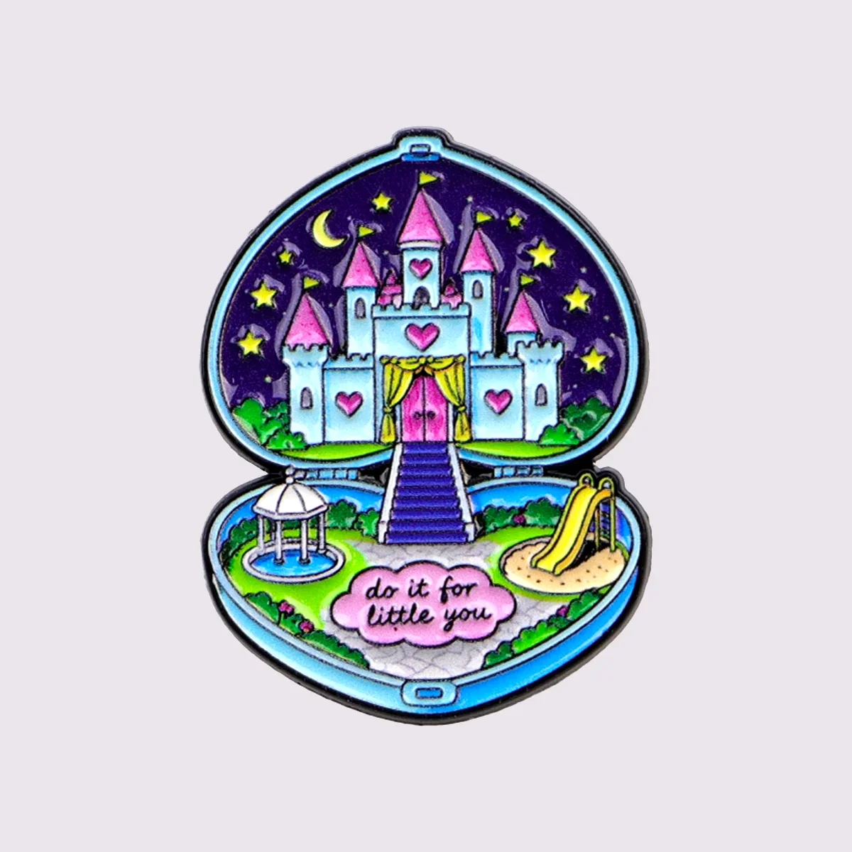 do it for little you Enamel Pin Inspirational Quotes Brooch Lapel Pins Badge on Backpack Fashion Jewelry Accessories Gifts