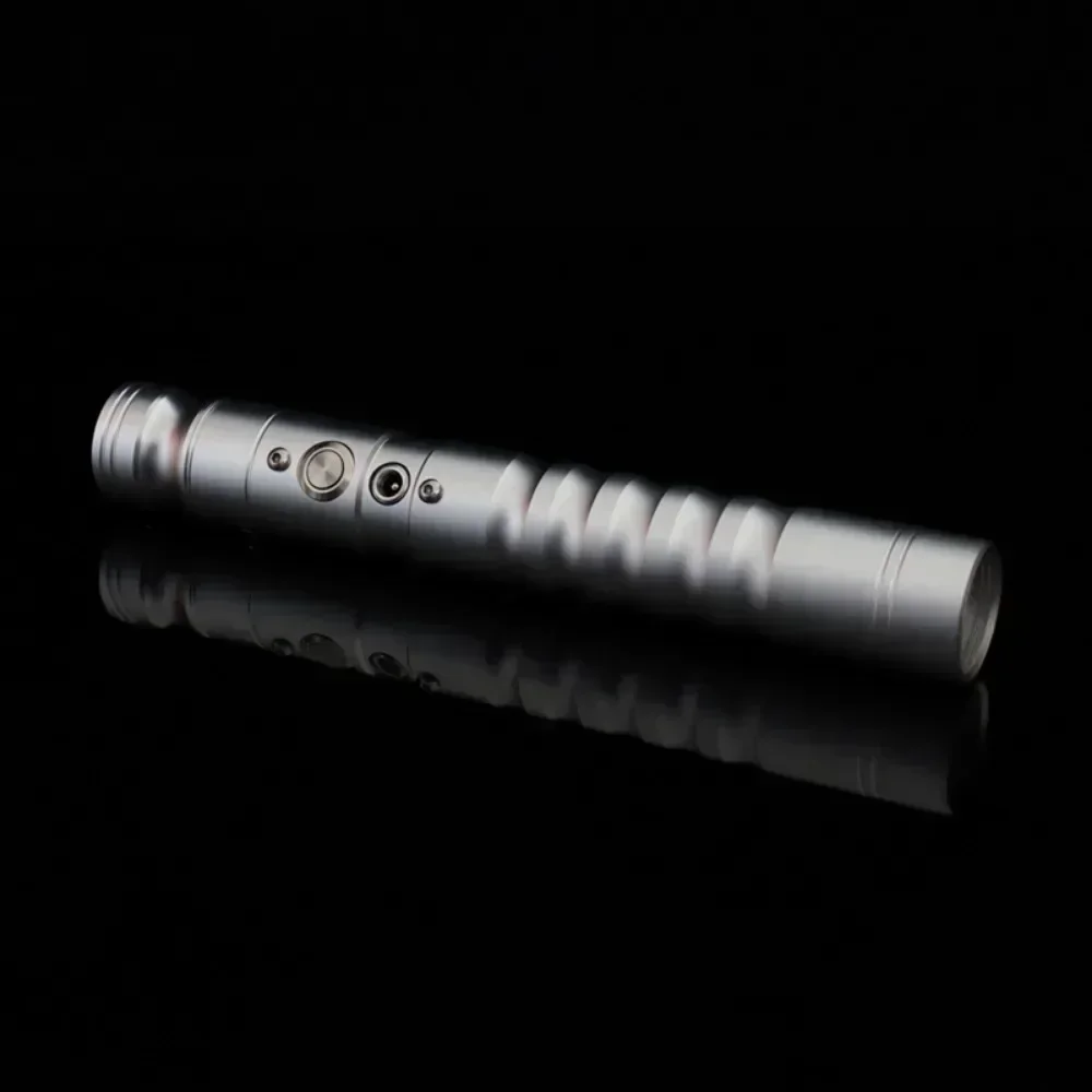 Sable de luz Rgb de alta calidad de 80cm, mango de Metal, sonido de 7 colores que cambia, sable de luz láser, juguetes para niños, regalos de navidad