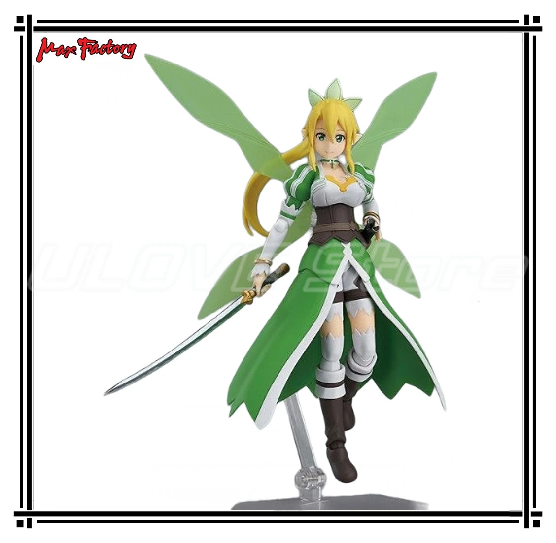 Fábrica máxima original Figma # 314 Sword Art Online II Leafa figura de acción modelo juguetes