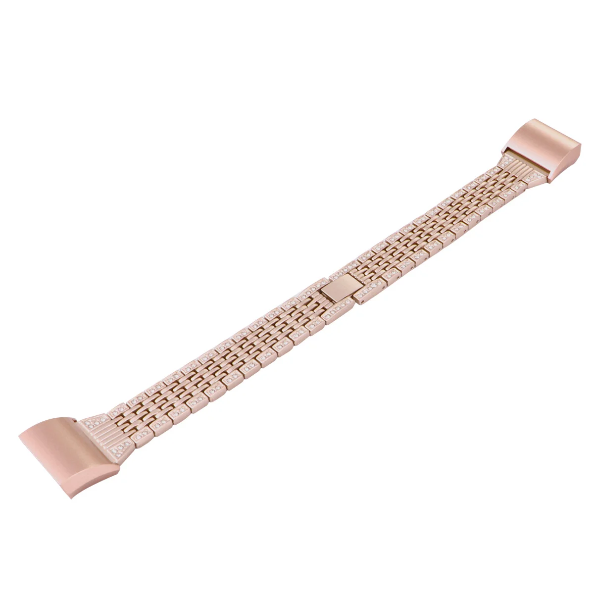 

Stainless Steel Chain Watch Band Replacement For Charge 2 Lightweight Elegant Metal Strap Fashion Wristband Smartwatch