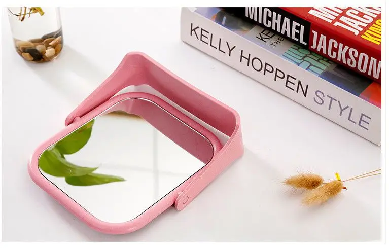 Europäischer Schminkspiegel im minimalistischen Stil, doppelseitiger HD-Tischspiegel mit Drehfunktion für Make-up und Schreibtische im Schlafzimmer – Detail 14