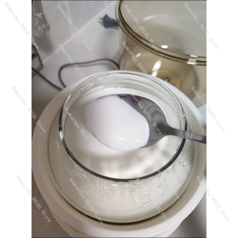 110V Glass Yogurt Maker Multi Function Cup Liner Intelligent Constant Temperature Automatic for Home