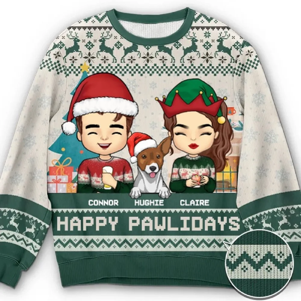 Funny Ugly Christmas 3D Print Cat Sweater Men Women Sweaters Jumpers Tops Holiday Party Pullover Hoodie Sweatshirt Large Size