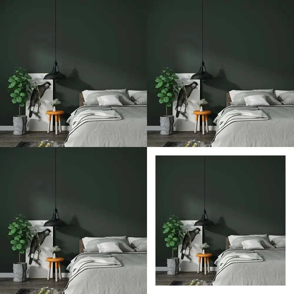 Dark Wallpaper Retro Nordic Premium Gray Deep Gray Solid Color Modern Minimalist Gray Series Wallpaper