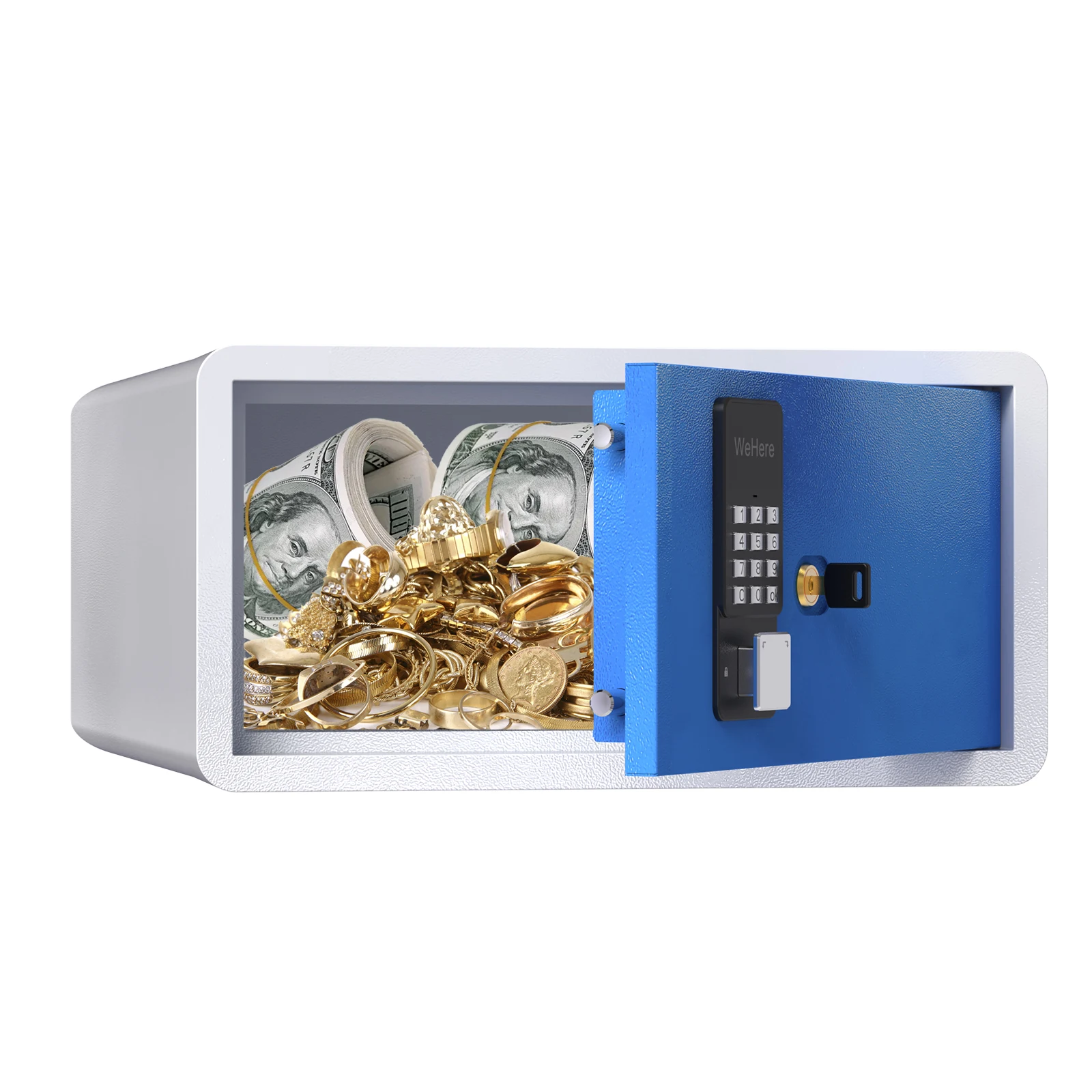 WeHere SFB1002 Metal  Fireproof  Electronic Digital Safe Hotel Home Money Cash Caja Fuerte Security Safe Box