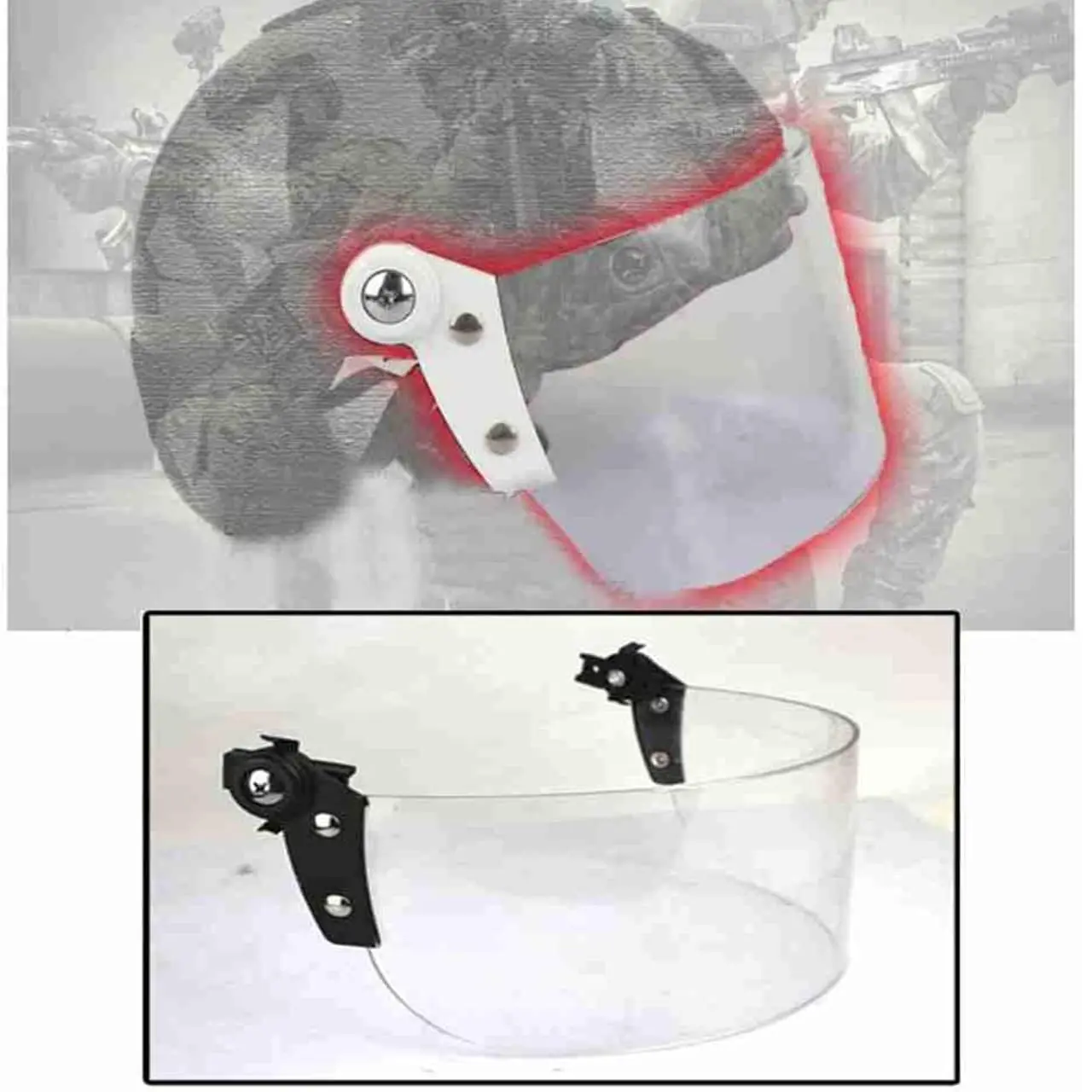 Casco táctico FAST MICH con visera y gafas abatibles - imagen 3