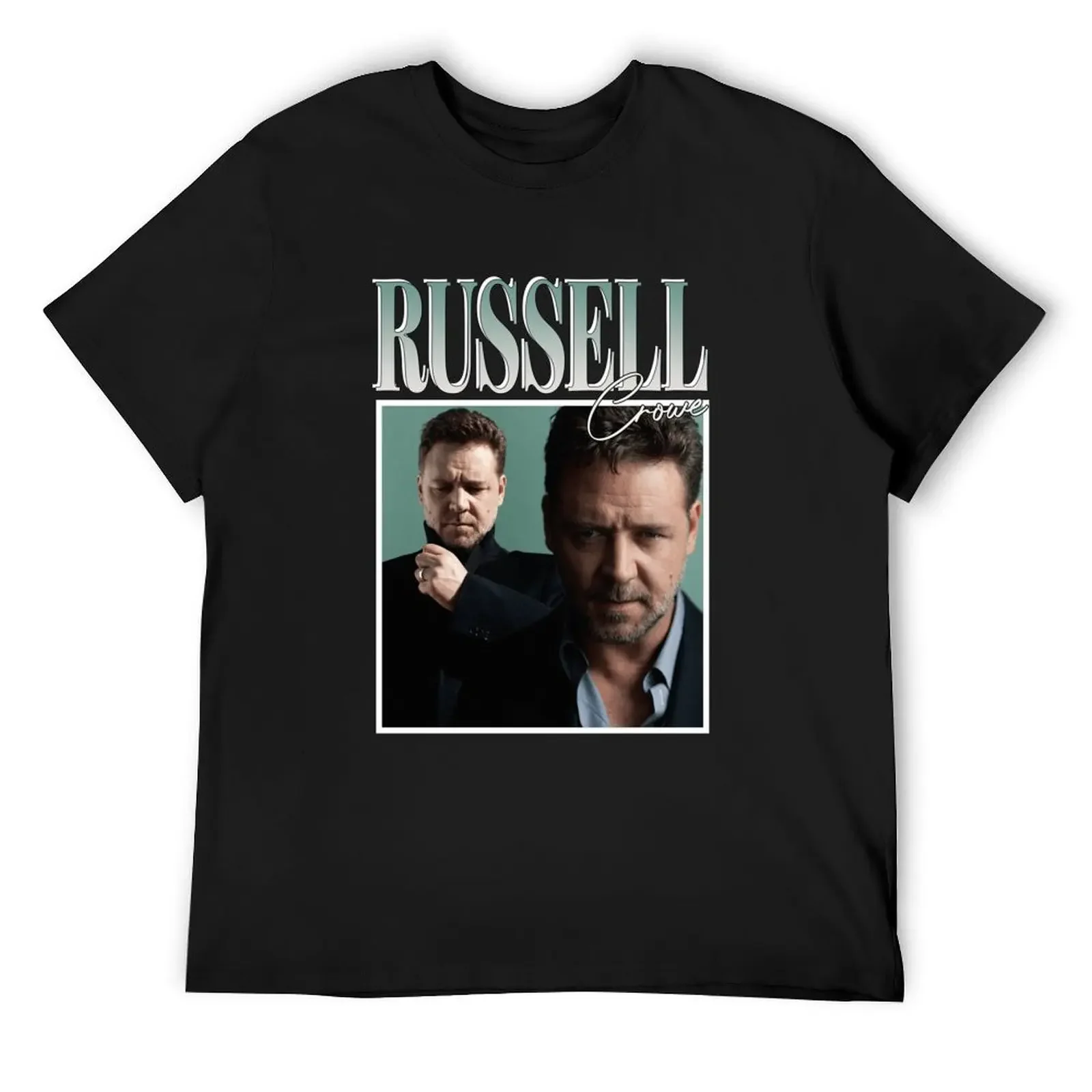 

Russell crowe T-Shirt boys animal print anime mens workout shirts