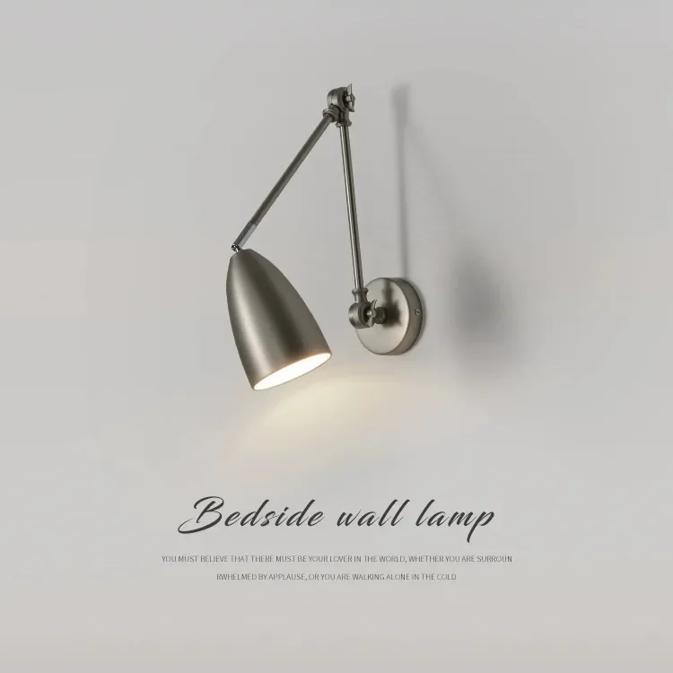 Imagem -04 - Modern Wall Sconce Lamp Iluminação Interior Interior Led Ajustável Lights Fixture Home Bedroom Night Lamps Living Room Decoration