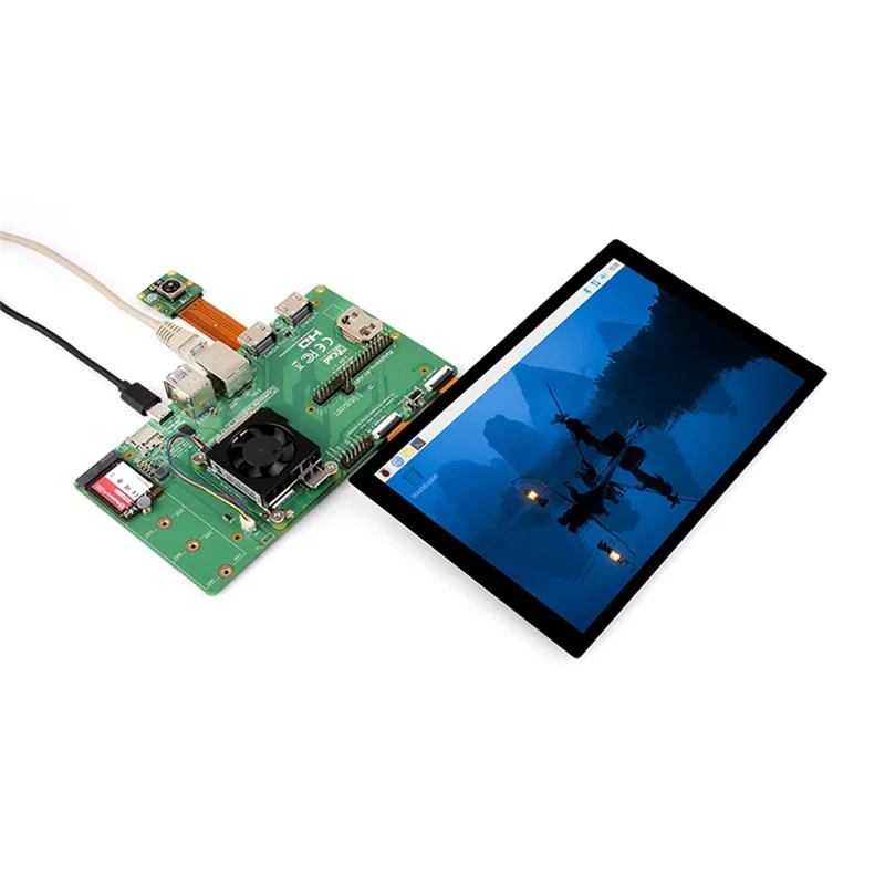 

Эффективная плата ввода-вывода для Raspberry Pi CM5 Плата для вычислительного модуля Raspberry Pi Плата ввода-вывода с поддержкой M.2 Nvme SSD