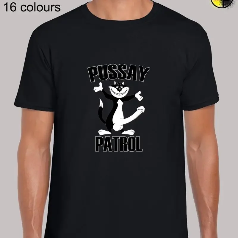 Pussay Patrol Comedy TV Show Inbetweeners Funny Regular Fit T Shirt for Men