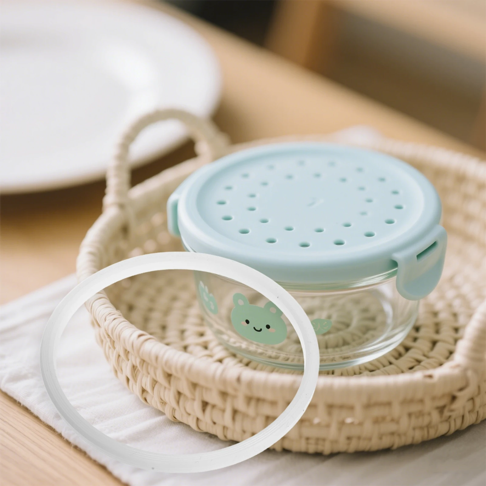 

Silicone Sealing Ring Food Container Lid Gaskets Round Water Cup Heat Resistant Reusable Stretch Resistant Sturdy