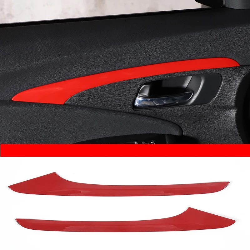 

For Honda Pilot/Honda Ridge Line/Honda Passport ABS red car Interior Accessories Automotive Interior Door Panel Decorative Strip
