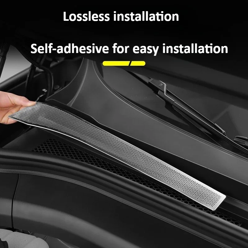 

For AITO 8 M8 SERES 7 2025 Car Front Hood Air Vent Protection Cover Dust-Proof Blockage-Proof Protective Patch Accessories