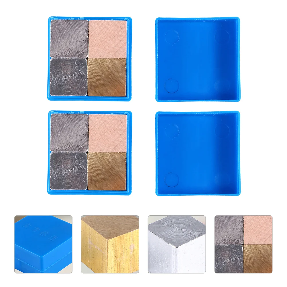 

8 Pcs Material Density Equipment Investigation Specific Gravity Experiments Supply Supplies Cubes for Aluminum