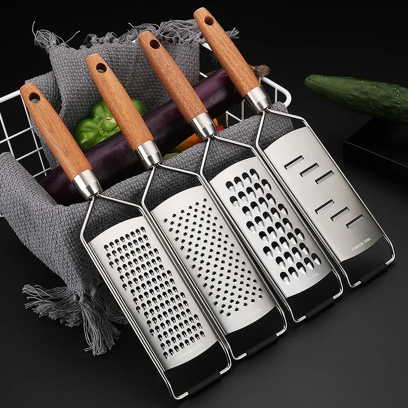 Stainless Steel Handheld Grater Multi-Purpose Kitchen Food Chopper Forslicer Potato Grater for Cucumber Radish Fruit Vegetable