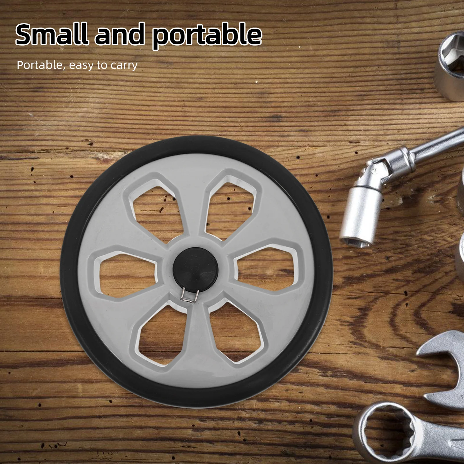 

2Pcs Grocery Cart Basket Wheels Replacement Heavy Duty Plastic Foldable Shopping Trolley Wheels Stable Quiet Rolling for Utility